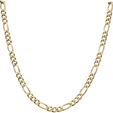 Pre-Owned 9ct Yellow Gold 19 Inch Figaro Chain Necklace