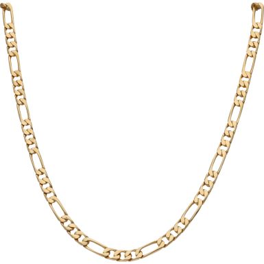 Pre-Owned 9ct Yellow Gold 20 Inch Figaro Chain Necklace