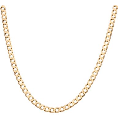 Pre-Owned 9ct Yellow Gold 21 Inch Curb Chain Necklace