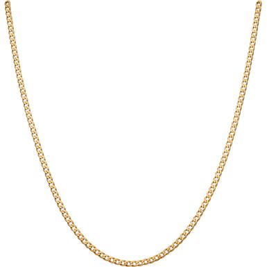 Pre-Owned 9ct Yellow Gold 18 Inch Curb Chain Necklace