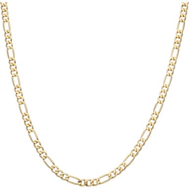 Pre-Owned 9ct Yellow Gold 18 Inch Figaro Chain Necklace