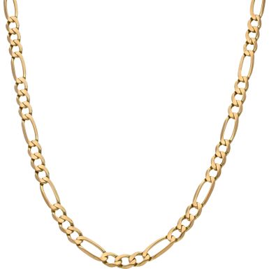 Pre-Owned 9ct Yellow Gold 21 Inch Figaro Chain Necklace