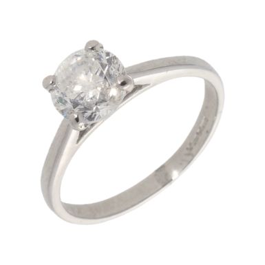 Pre-Owned Platinum 1.37 Carat Diamond Solitaire Ring