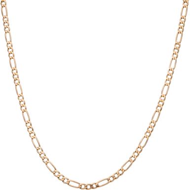 Pre-Owned 9ct Yellow Gold 23 Inch Figaro Chain Necklace