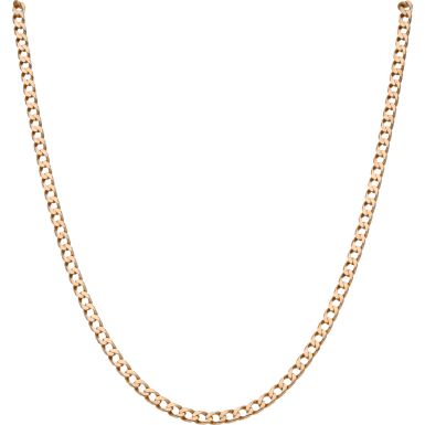 Pre-Owned 9ct Yellow Gold 22 Inch Curb Chain Necklace