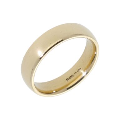 Pre-Owned 9ct Yellow Gold 5mm Wedding Band Ring