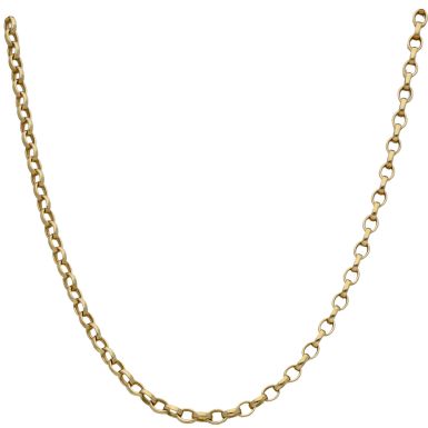 Pre-Owned 9ct Yellow Gold 17 Inch Belcher Chain Necklace