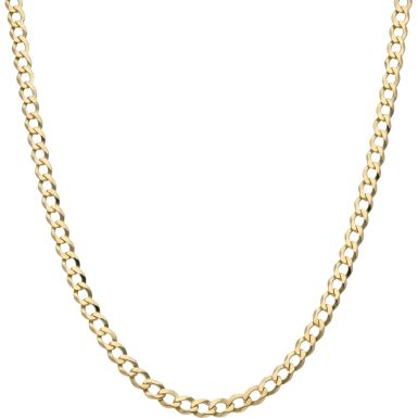Pre-Owned 9ct Yellow Gold 18 Inch Curb Chain Necklace