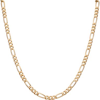 Pre-Owned 9ct Yellow Gold 18 Inch Figaro Chain Necklace