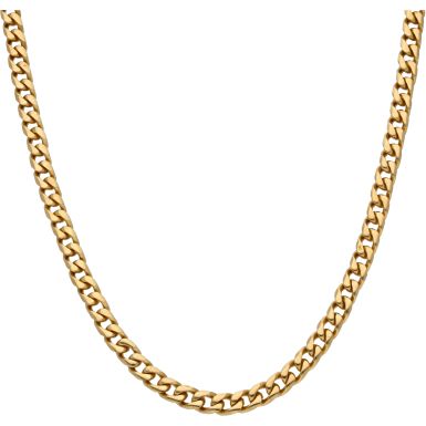 Pre-Owned 9ct Yellow Gold 18 Inch Heavy Curb Chain Necklace