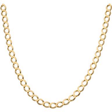 Pre-Owned 9ct Yellow Gold 22 Inch Curb Chain Necklace