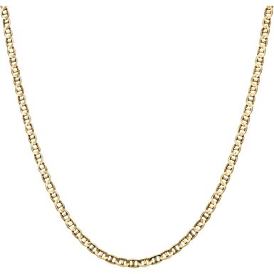 Pre-Owned 9ct Yellow Gold 17 Inch Anchor Link Chain Necklace