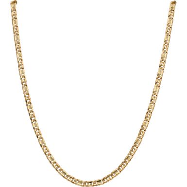 Pre-Owned 9ct Yellow Gold 24 Inch Fancy Link Chain Necklace