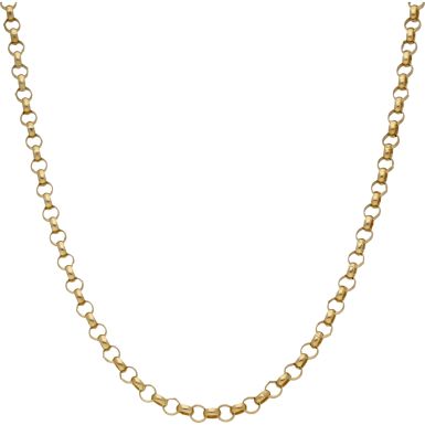 Pre-Owned 9ct Yellow Gold 26 Inch Belcher Chain Necklace